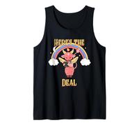 Here's The Deal (Funny Statement & Cute Devil Graphic) Tank Top