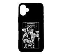 Here's To All You Weirdos Dead Goth Skull Astronaut Case for iPhone 16 Plus