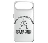 Here's To The Nights We Won't Remember Clinking Flutes Case for iPhone Air