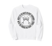 Here's To The Nights We Wont Remember Cocktail Glasses Party Sweatshirt