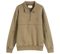 Heresy Men's Green Man Quarter Zip Sweatshirt Biscuit XL