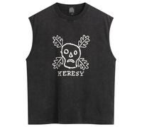 Heresy Men's Green Man Vest Ash