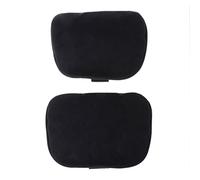 Hergon 2 Pcs Universal Car Headrest S Class Ultra Soft Pillow For Mercedes Benz Maybach,Black