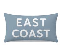 HERHOME Light Blue East Coast-Velvet Bed Decorative Throw Pillow Covers 12x20 Inch, Bedroom Cushion Cases for Home Bed Couch Sofa XHP-366-12