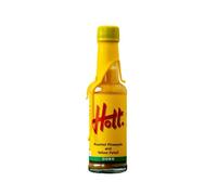 Heriot Hott Roasted Pineapple Hot Sauce - Vegan | Medium-High Heat (8/10) | 150ml | Made with Yellow Fatalli, Roasted Pineapple & Lime | Perfect for Tacos, Burritos, Salsa & More