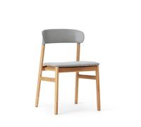 Herit Dining Chair Upholstered Oak/Gray