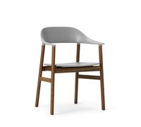 Herit Dining Chair w. Armrests Smoked Oak/Gray