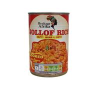 Heritage Afrika Jollof Rice - Ready to Eat - First in the UK - Authentic African Cuisine - No Prep Needed (400g x 2)