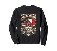 Heritage American Grown Canadian Dual Citizenship Sweatshirt