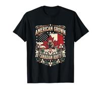 Heritage American Grown Canadian Dual Citizenship T-Shirt