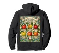 Heritage Apples Vintage Orchard Fruit Chart Pullover Hoodie