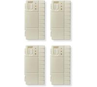 Heritage Arts AP049 Pack of 4 Small Rectangular Palette SM; Tool Palette for Watercolor, Gouache, Acrylic and Oil Paint Pigments; White Durable Polypropylene Plastic; Thumb-hole for One Hand Operation