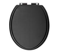Heritage Black Soft Close Toilet Seat - BLK101SA