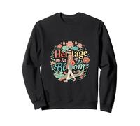 Heritage Bloom Floral Growth Inspired Art Sweatshirt