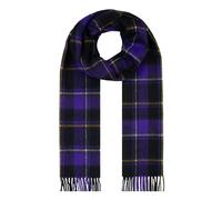Heritage Bold Check Cashmere Scarf with Tassels and Gift Box - NIGHTSHADE / ONE