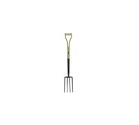 JCB - Heritage Border Fork - Heavy Duty Professional Site and Gardening Tools - Garden Fork for Digging, Cultivating, Edging, & Construction - Lifetime Warranty