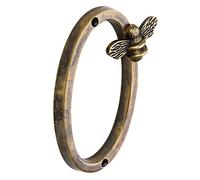 Heritage Brass bee House Number with Bee design | 5 inch Modern Door Sign Numbers Signs Plaques | Street Home Address Numerals (0)