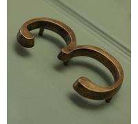Heritage Brass Floatinig House Number | 5 inch Modern Door Sign Numbers Signs Plaques | Street Home Address Numerals