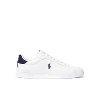 Heritage Court 2 Trainers in Leather White
