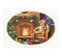 Heritage Crafts Aida The Night Before Christmas Counted Cross Stitch Kit
