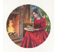 Heritage Crafts Cross Stitch Kit - Catherine John Clayton Elegance - Aida