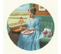 Heritage Crafts Cross Stitch Kit - Elizabeth - John Clayton Elegance - Evenweave