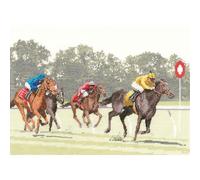 Heritage Crafts Cross Stitch Kit - Finishing Post - Aida - John Clayton Collection