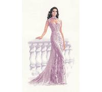 Heritage Crafts Cross Stitch Kit - Francesca - Aida