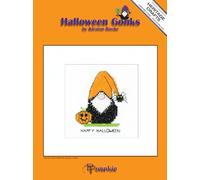Heritage Crafts Cross Stitch Kit - Halloween Card, Gonk - Pumpkin