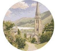 Heritage Crafts Cross Stitch Kit - John Clayton - Circles - Lakeside Village