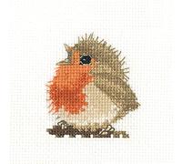 Heritage Crafts Cross Stitch Kit - Rowan Robin