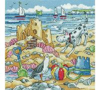 Heritage Crafts Cross Stitch Kit - Sandcastle