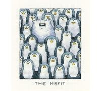 Heritage Crafts Cross Stitch Kit - The Misfit - 14 Count Aida