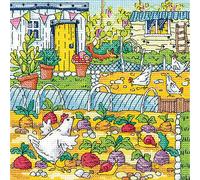 Heritage Crafts Cross Stitch Kit - Vegetable Patch