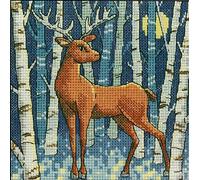Heritage Crafts Cross Stitch Kit - Woodland Creatures - Stag
