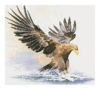 Heritage Crafts Eagle in Flight Cross Stitch Kit