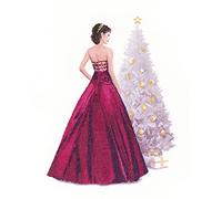 Heritage Crafts Elegance Cross Stitch Kit - Holly (Evenweave)
