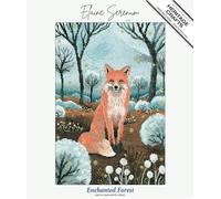 Heritage Crafts Enchanted Forest (Fox) Counted Cross Stitch Aida Kit Elaine Serenum