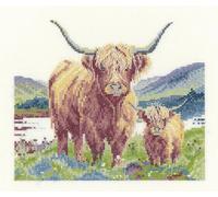 Heritage Crafts Highland Harmony - 14ct Aida Cross Stitch Kit