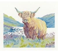Heritage Crafts Highland Majesty - 14ct Aida Cross Stitch Kit