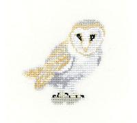 Heritage Crafts Little Friends Cross Stitch Kit - Barn Owl (Aida)