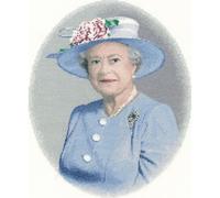 Heritage Crafts Queen Elizabeth II Counted Cross Stitch Kit