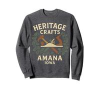 Heritage Crafts Shirt Amana Iowa Tools Retro Artisan Art Sweatshirt
