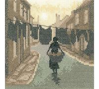 Heritage Crafts Silhouette Cross Stitch Kit - Wash Day (Aida)