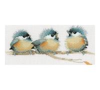 Heritage Crafts Sitting Pretty - Aida 5.5 Stitches/cm - Cross Stitch Kit