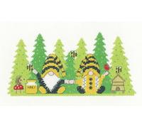 Heritage Crafts Summer Buzzing Counted Cross Stitch Gonks Kit