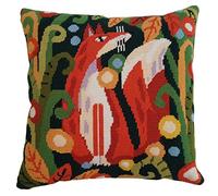 Heritage Crafts Tapestry Kit - Fox - Printed 10 Count Canvas with Anchor Wool