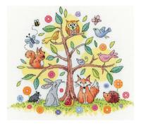 Heritage Crafts Tree of Life Counted Cross Stitch Kit