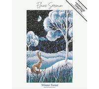 Heritage Crafts Winter Forest (Hare) Counted Cross Stitch Aida Kit Elaine Serenum