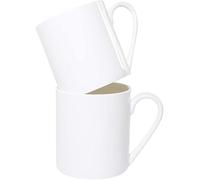 heritage FINE Bone China Set 2 White Pint Mugs Free UK DELIVERY